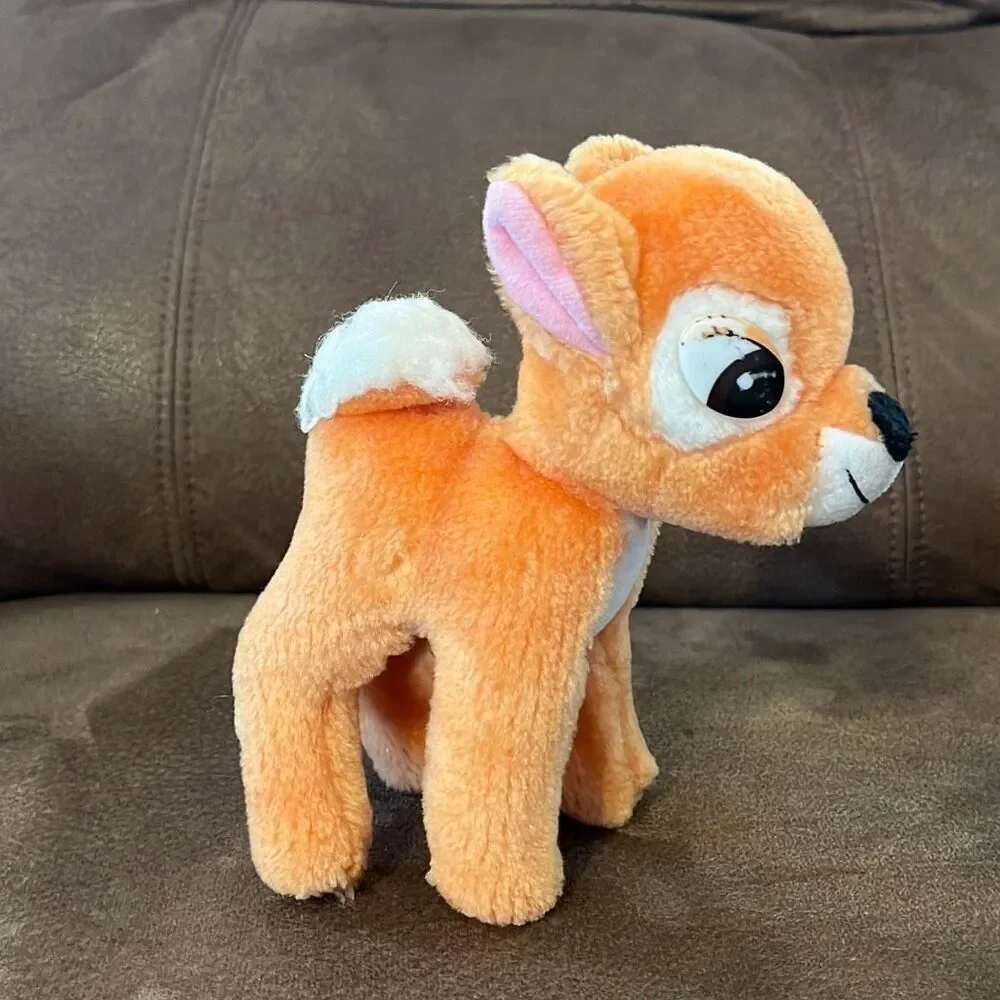 Vintage 1980’s Walt Disney Bambi 7” Plush‎ Stuffed Animal